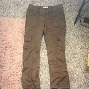 Women's Brown Cargo Pants
